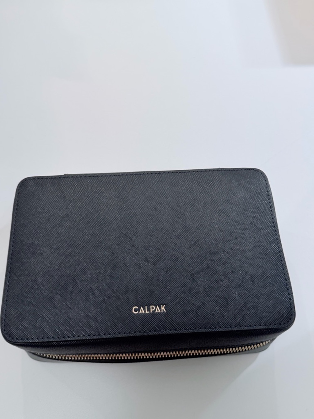 Calpak Navy Jewelry Travel Case